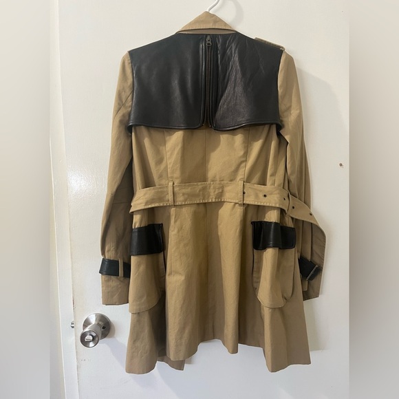 Rebecca Minkoff Trench with leather detail - Picture 6 of 7